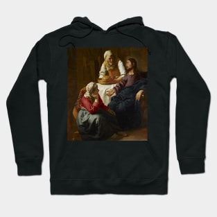 Christ in the House of Martha and Mary by Jan Vermeer Hoodie